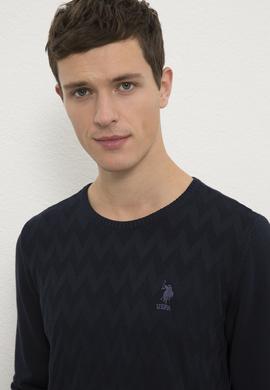 Erkek Lacivert Kazak - 50223878010