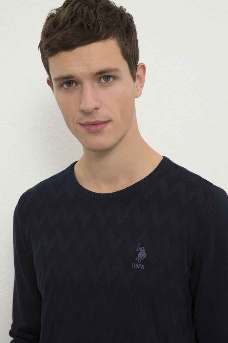 Erkek Lacivert Kazak - 50223878010