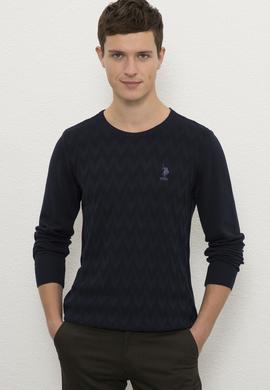 Erkek Lacivert Kazak - 50223878010