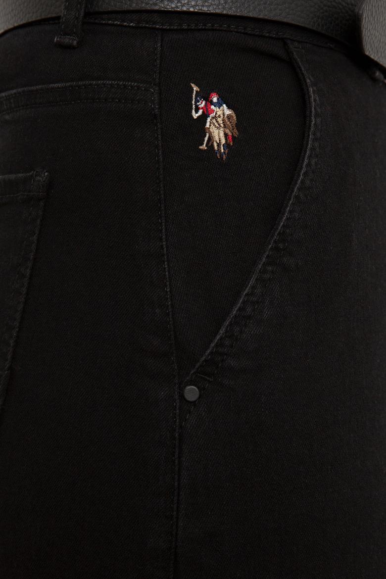 Kadın Siyah Denim Etek - 50214174006