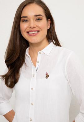 Kadın Beyaz Gömlek Uzunkol Basic - 50219042048
