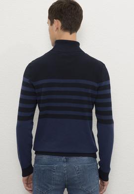 Erkek Lacivert Kazak - 50223894002