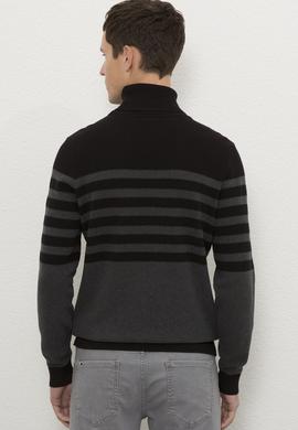 Erkek Siyah Kazak - 50223894030