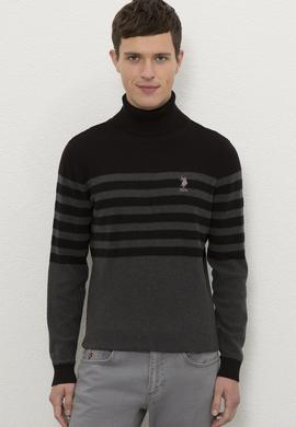 Erkek Siyah Kazak - 50223894030