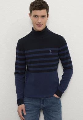 Erkek Lacivert Kazak - 50223894002