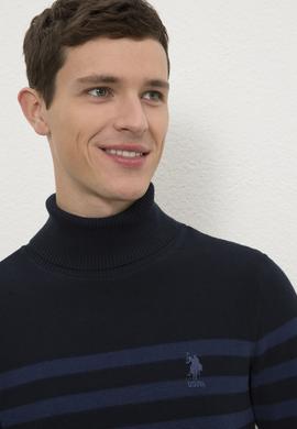 Erkek Lacivert Kazak - 50223894002