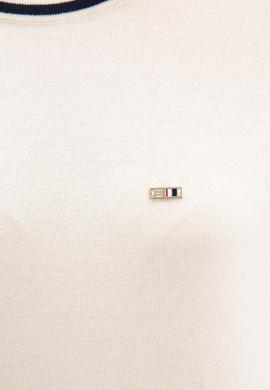 Kadın Beyaz Triko Kazak - 50223951023