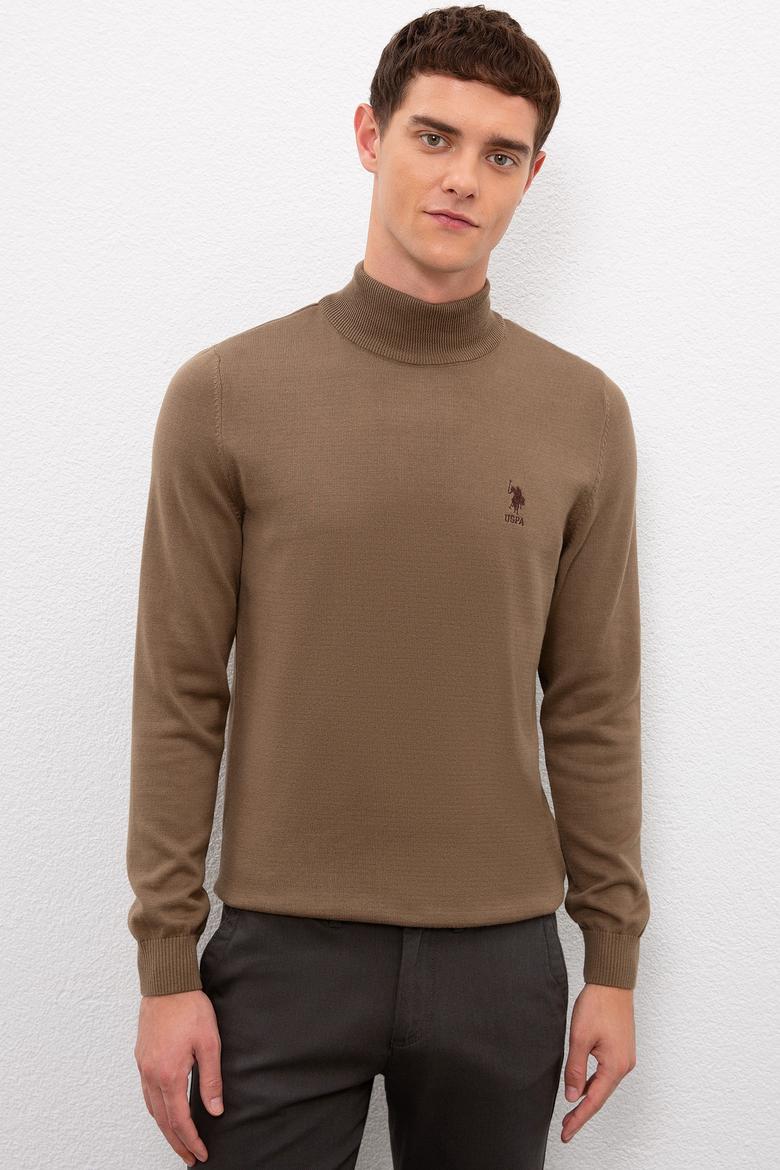 Erkek Kahverengi Basic Kazak