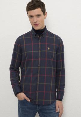 Erkek Lacivert Gömlek Uzunkol - 50225283017