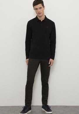 Erkek Siyah Basic Sweatshirt - 50225335035