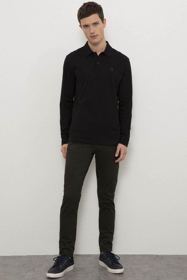 Erkek Siyah Basic Sweatshirt - 50225335035