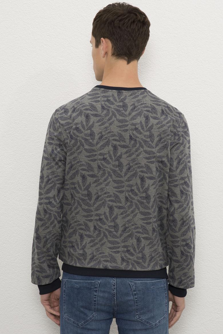 Erkek Antrasit Melanj Sweatshirt - 50225440039