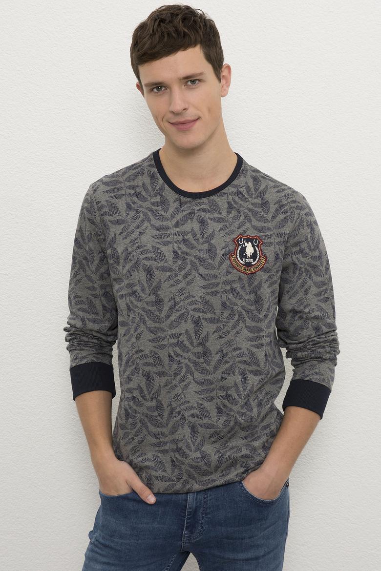 Erkek Antrasit Melanj Sweatshirt