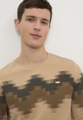 Erkek Camel Sweatshirt - 50225401031