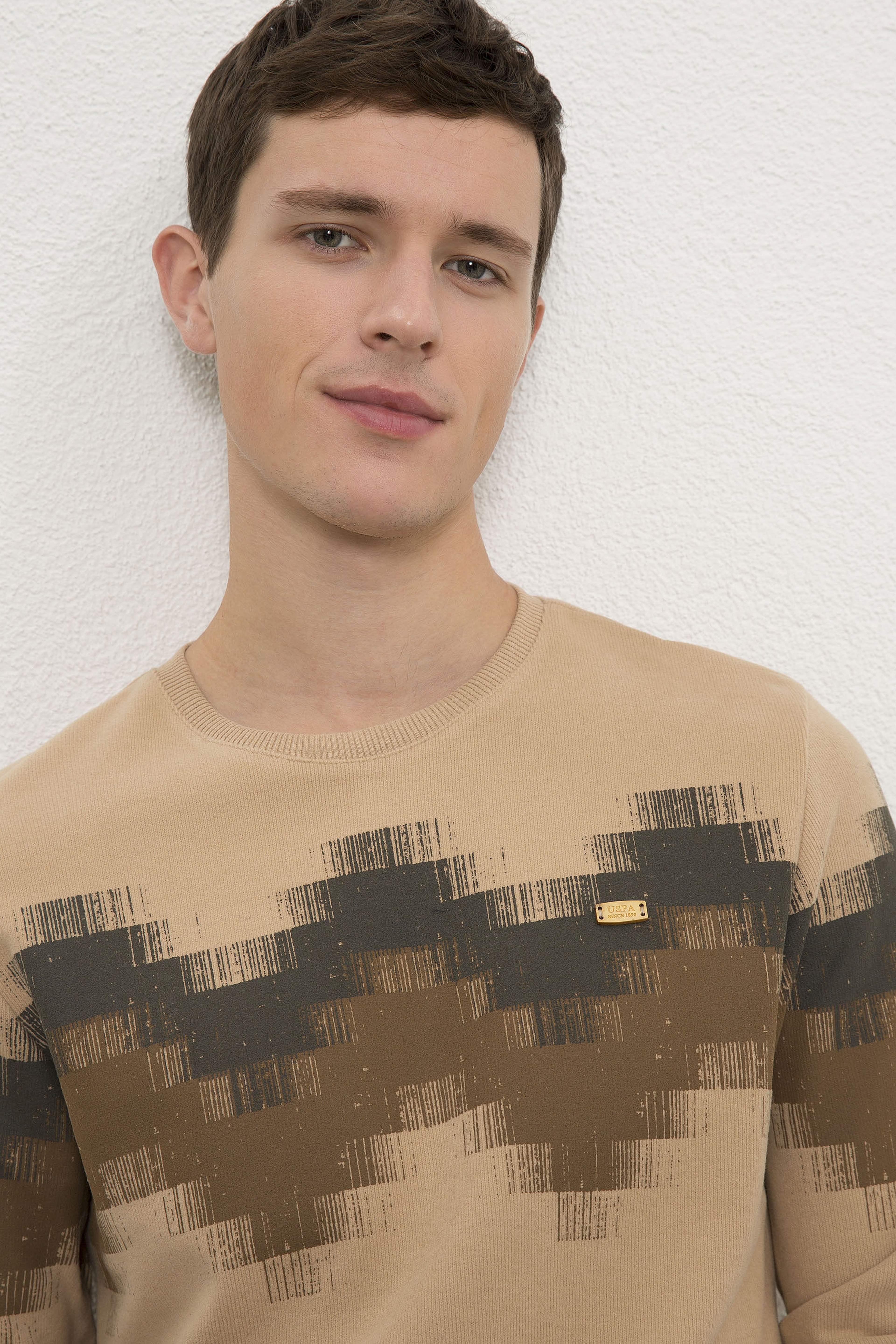 Erkek Camel Sweatshirt