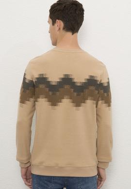 Erkek Camel Sweatshirt - 50225401031