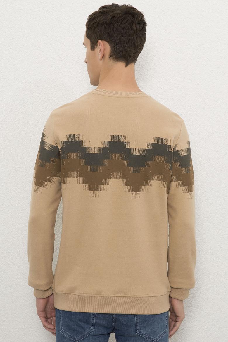 Erkek Camel Sweatshirt - 50225401031