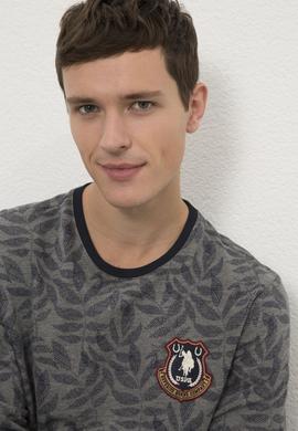 Erkek Antrasit Melanj Sweatshirt - 50225440039