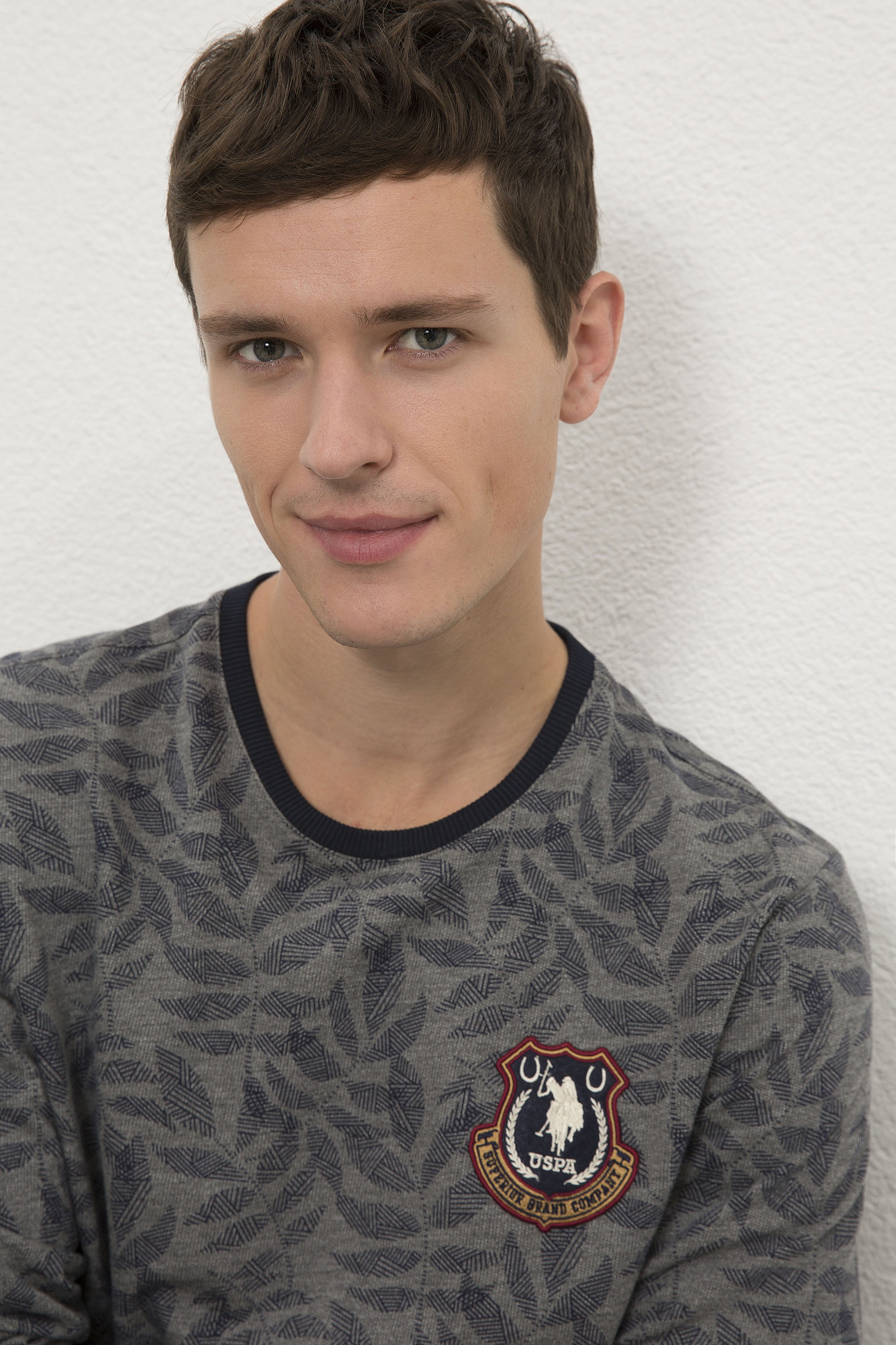 Erkek Antrasit Melanj Sweatshirt - Image 2