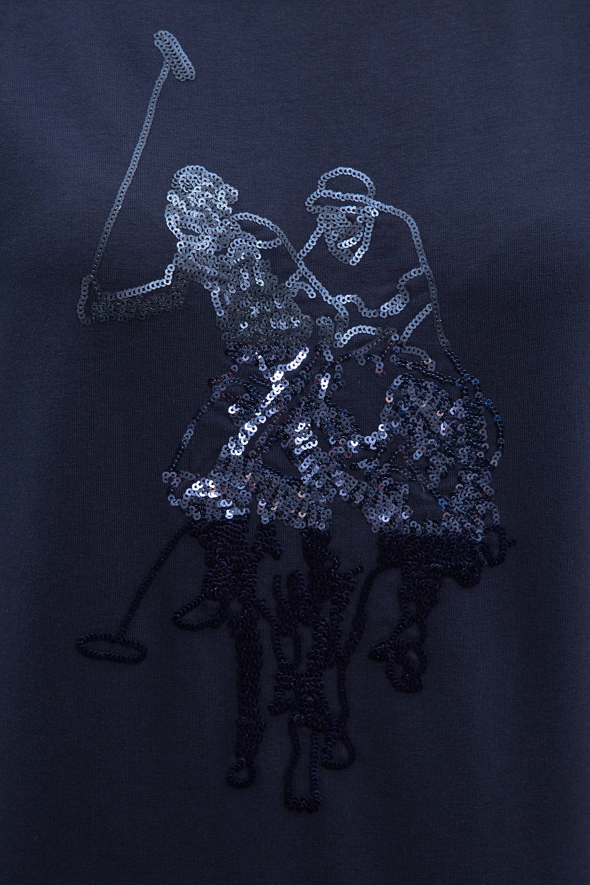 Kadın Lacivert Sweatshirt - Image 4