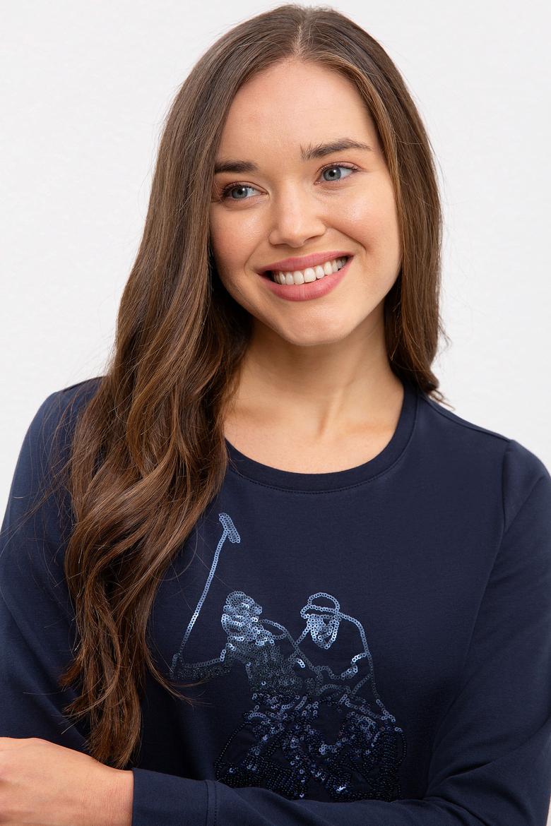 Kadın Lacivert Sweatshirt - 50225638028