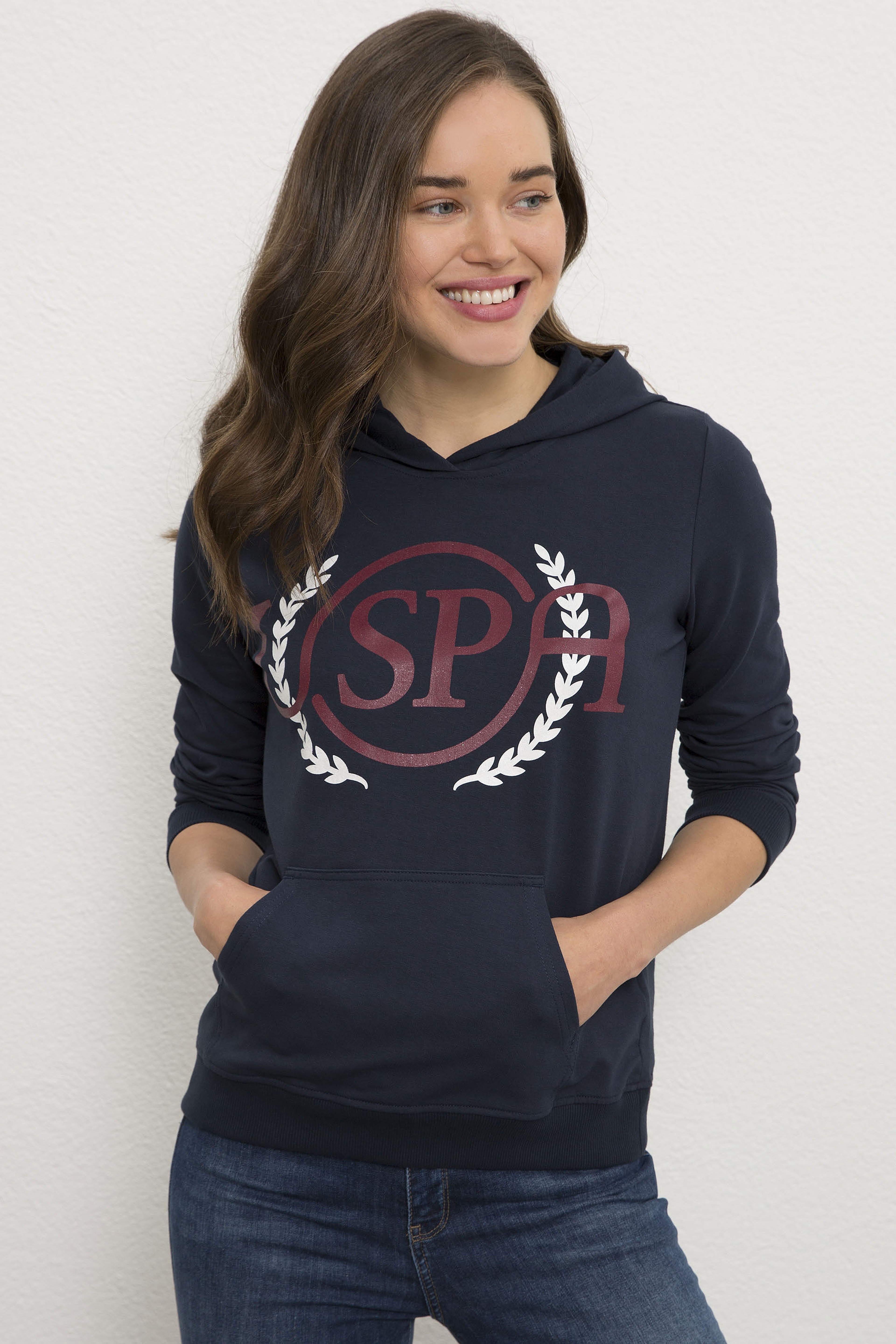 Kadın Lacivert Sweatshirt - Image 1