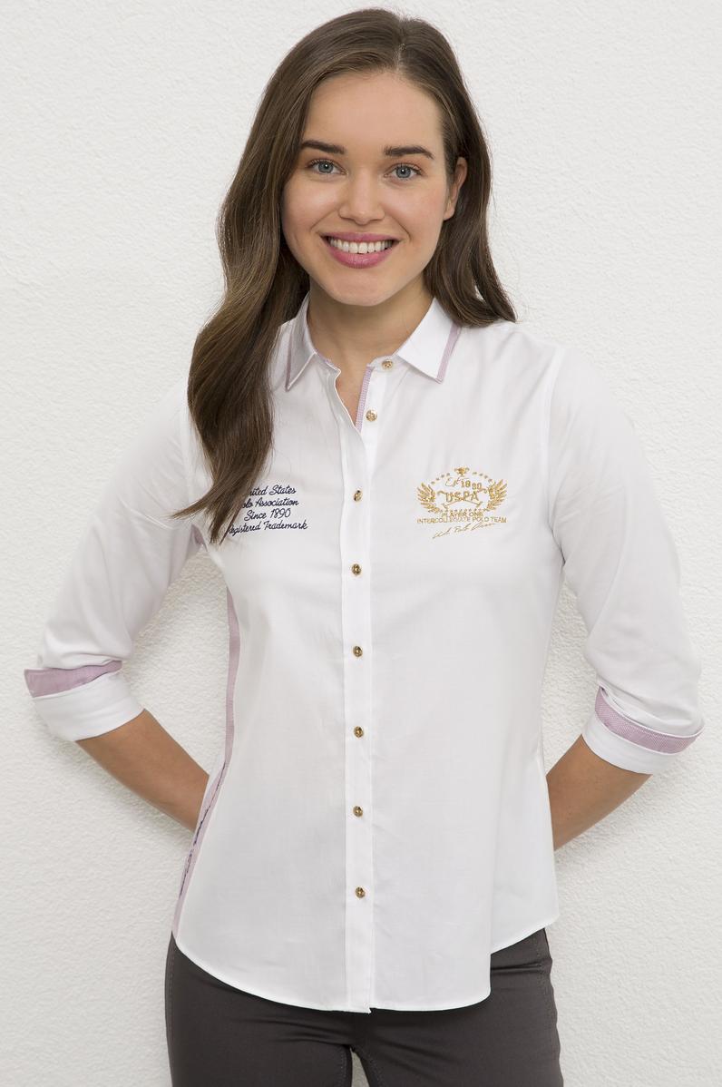 Kadın Beyaz Gömlek Uzunkol