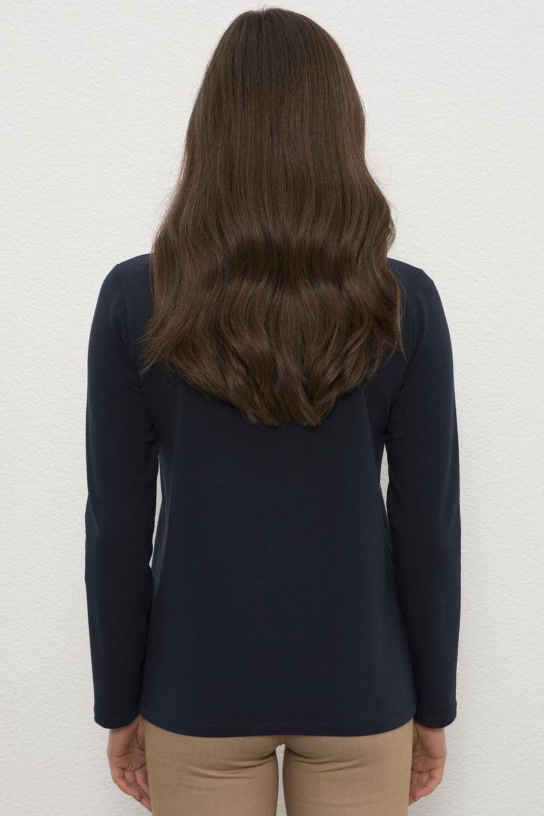 Kadın Lacivert Sweatshirt - 50230519016