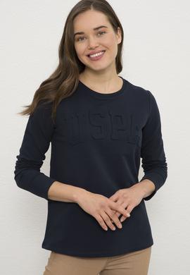 Kadın Lacivert Sweatshirt - 50230519016