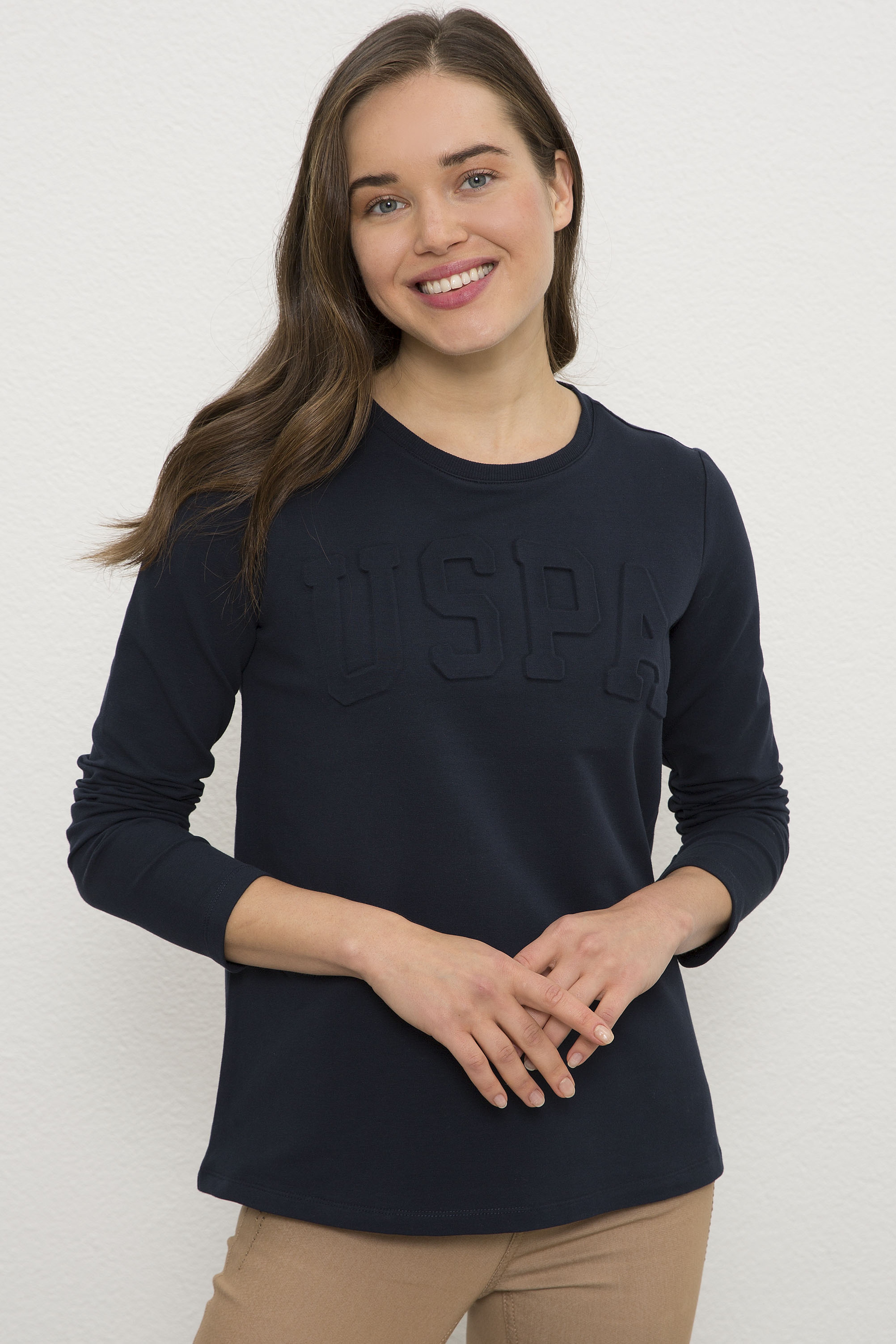 Kadın Lacivert Sweatshirt - Image 1