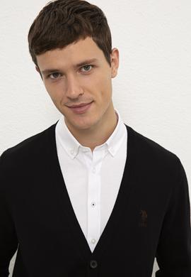 Erkek Siyah Triko Hırka - 50229572019