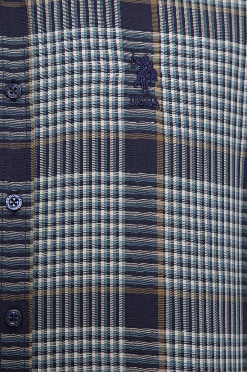 Erkek Lacivert Uzun Kollu Gömlek