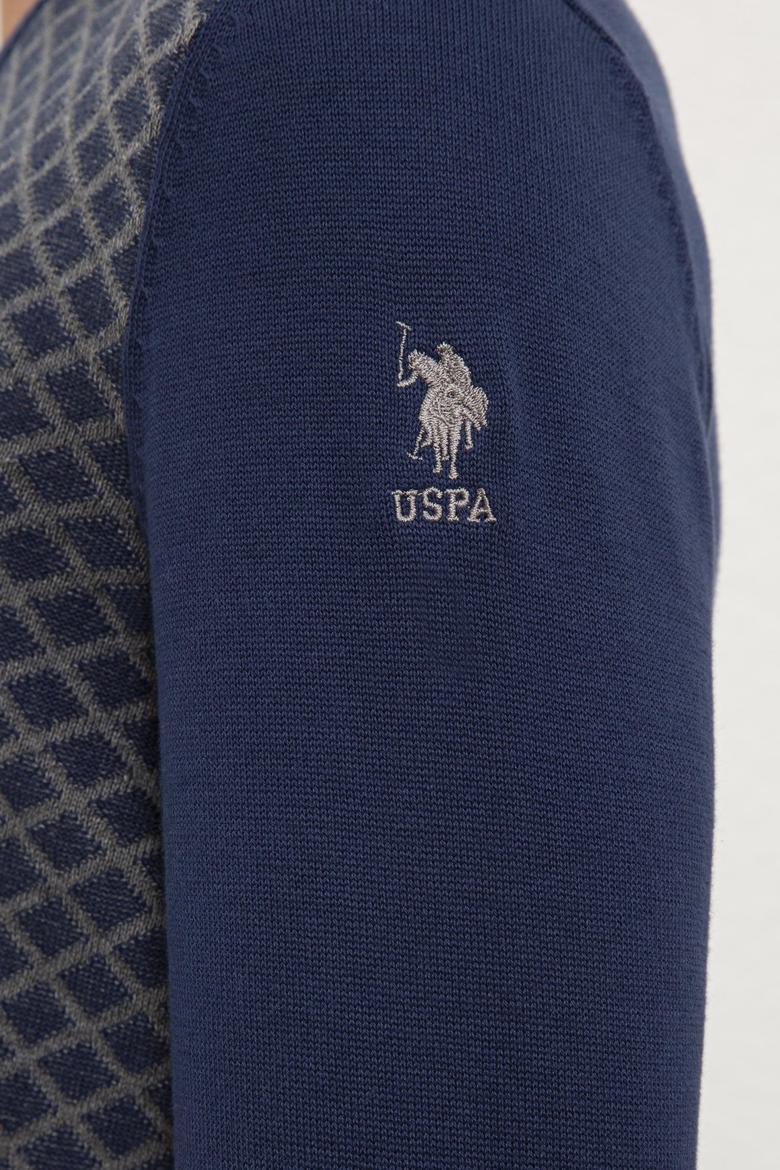 Erkek İndigo Kazak - 50223882038