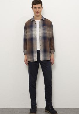 Erkek Kahverengi Gömlek Uzunkol - 50225516010