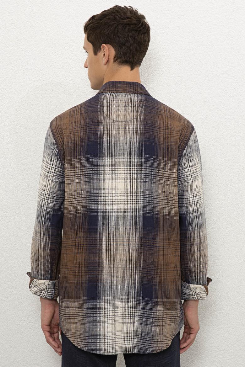 Erkek Kahverengi Gömlek Uzunkol - 50225516010