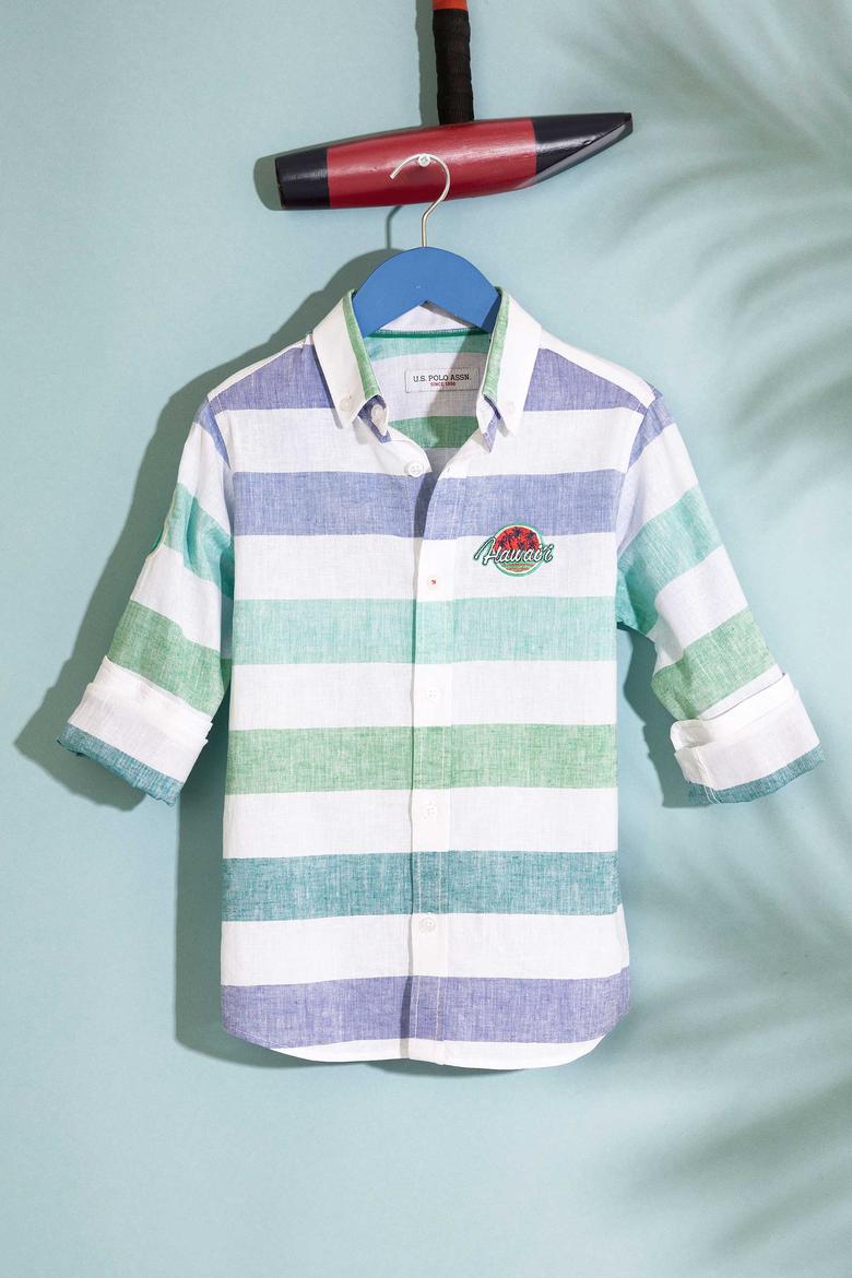 Yeşil Gömlek Uzunkol