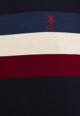 Erkek Lacivert Bisiklet Yaka Triko Kazak - 50229180001