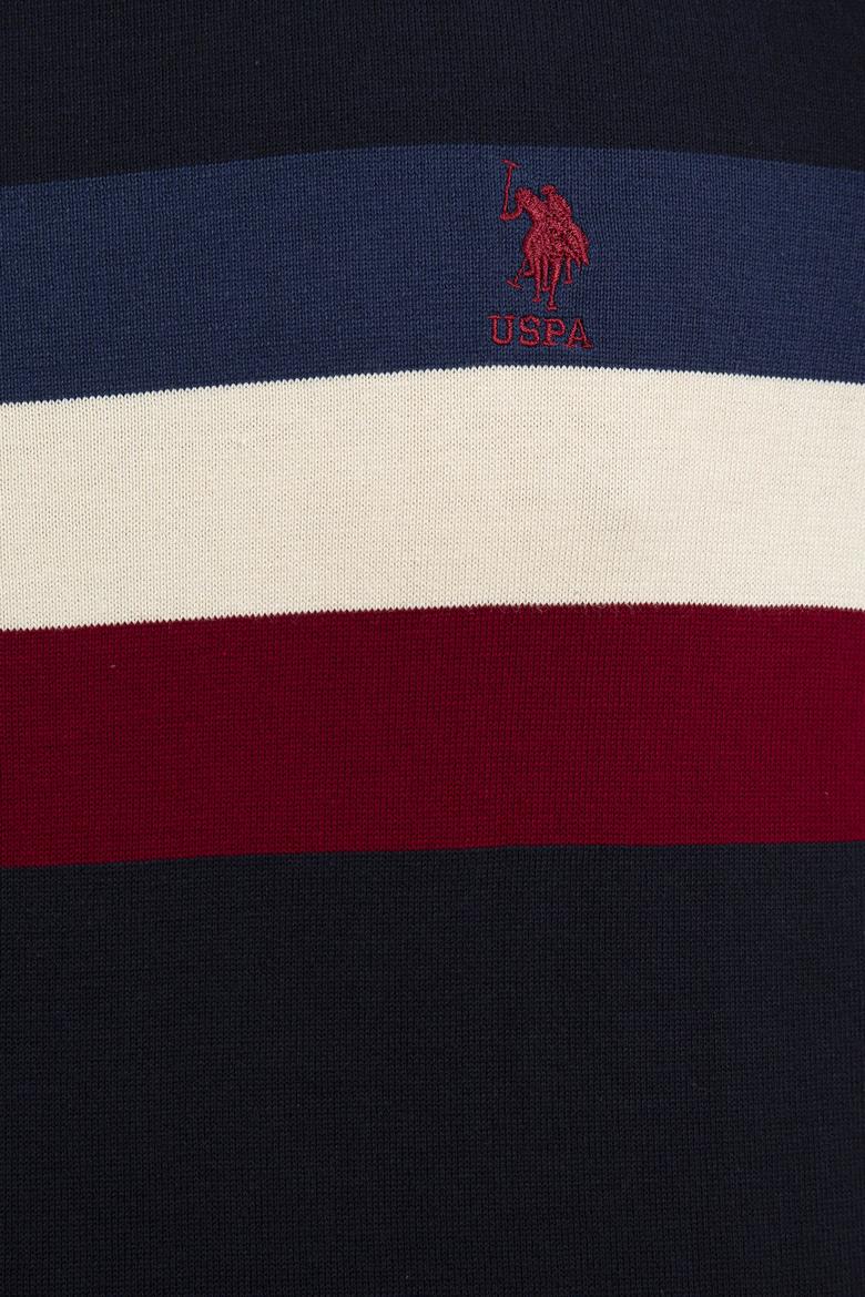 Erkek Lacivert Bisiklet Yaka Triko Kazak - 50229180001