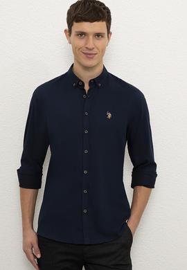 Erkek Lacivert Gömlek Uzunkol - 50229156010