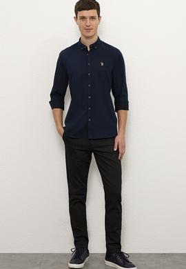 Erkek Lacivert Gömlek Uzunkol - 50229156010