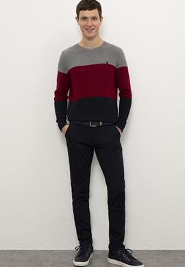 Erkek Lacivert Kazak - 50228574003