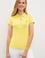 Kadın Sarı Basic Polo Yaka Tişört