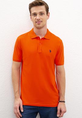 Erkek Nar Çiçeği Basic Polo Yaka Tişört - 50217612018