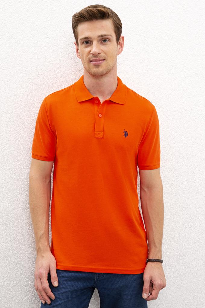 Erkek Nar Çiçeği Basic Polo Yaka Tişört