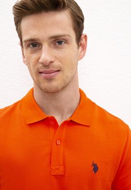 Erkek Nar Çiçeği Basic Polo Yaka Tişört - 50217612018