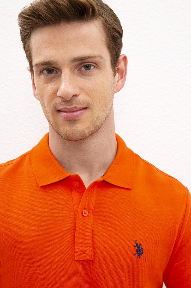 Erkek Nar Çiçeği Basic Polo Yaka Tişört