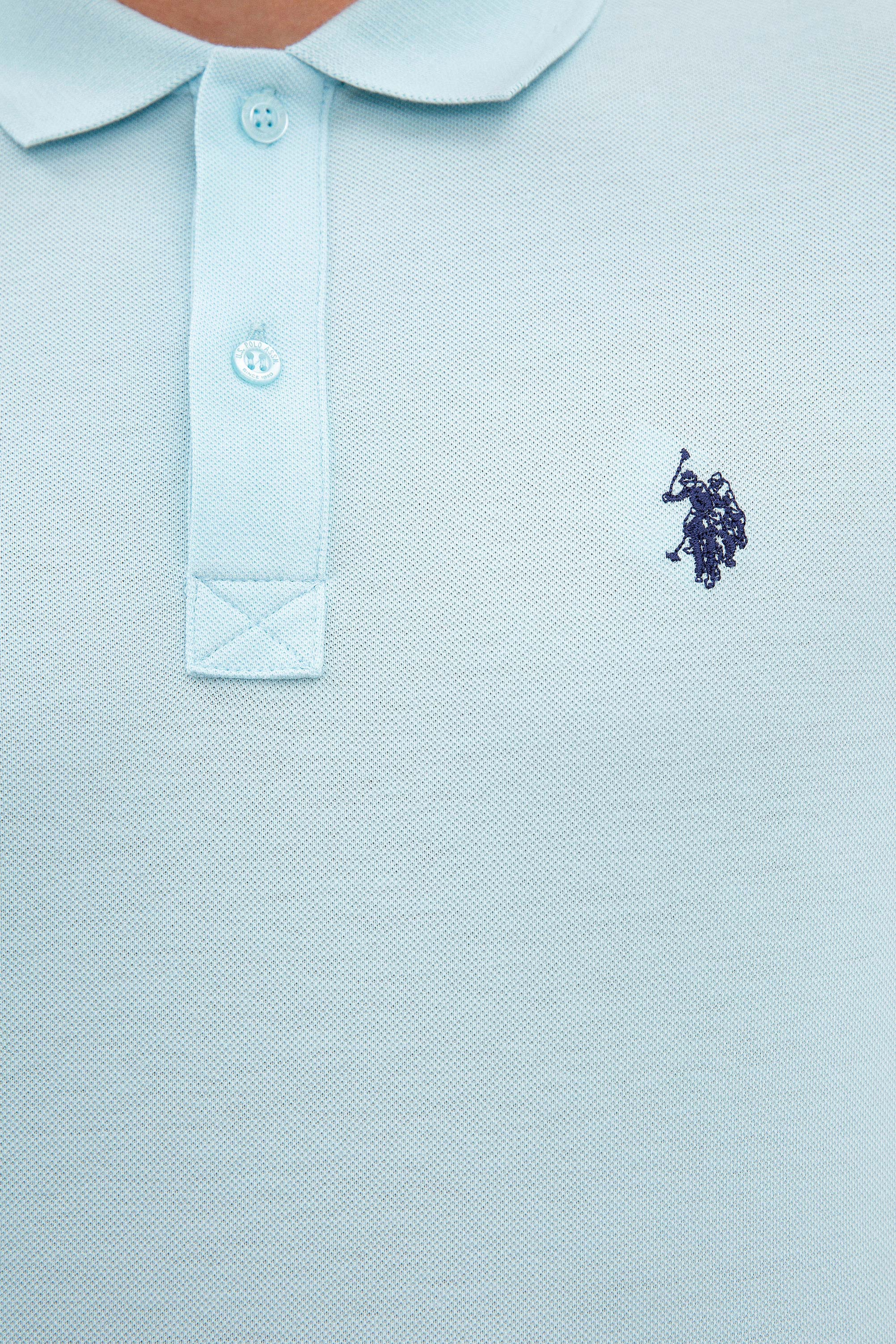 Erkek Aqua Basic Polo Yaka Tişört - Image 5