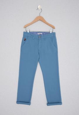 Erkek Çocuk Açık İndigo Kanvas Pantolon - 50218311073