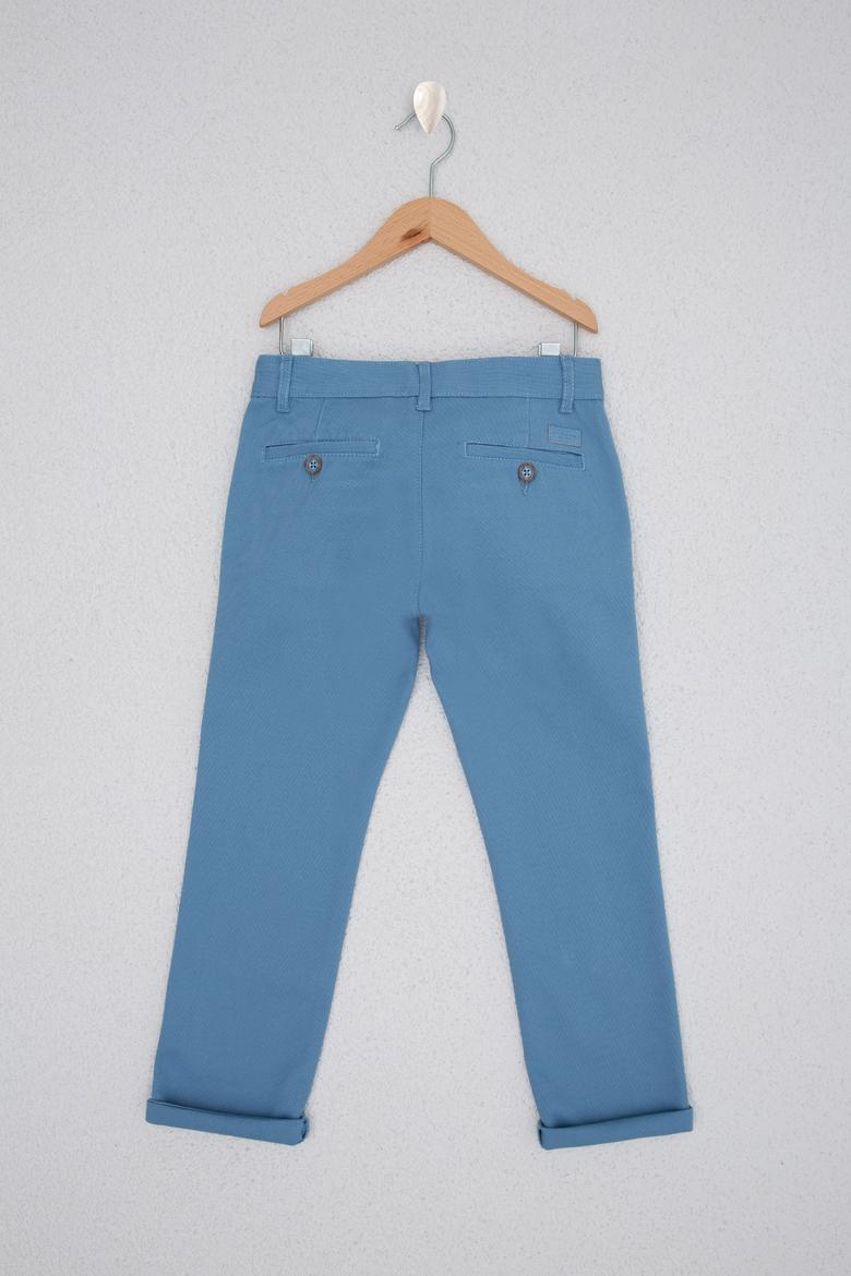 Erkek Çocuk Açık İndigo Kanvas Pantolon - 50218311073
