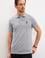 Erkek Gri Melanj Basic Polo Yaka Tişört